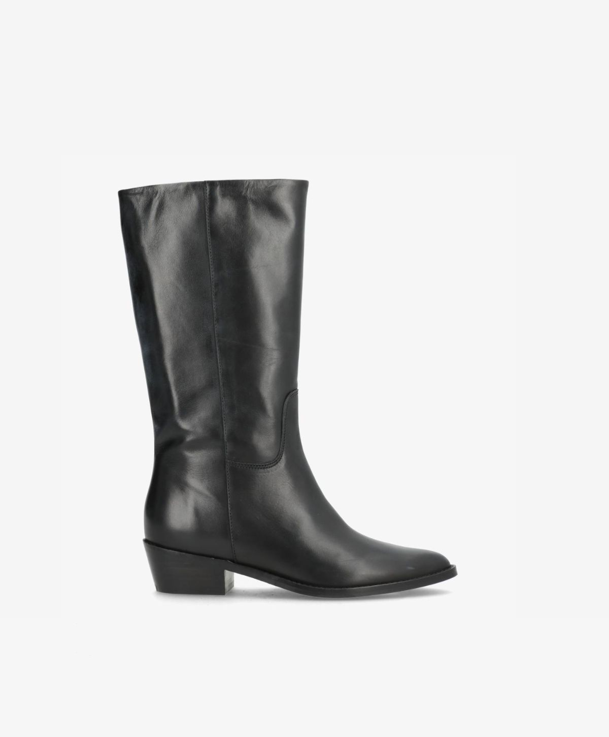 CONFIDENCE - sort læder - lang støvle dame - phenumb copenhagen