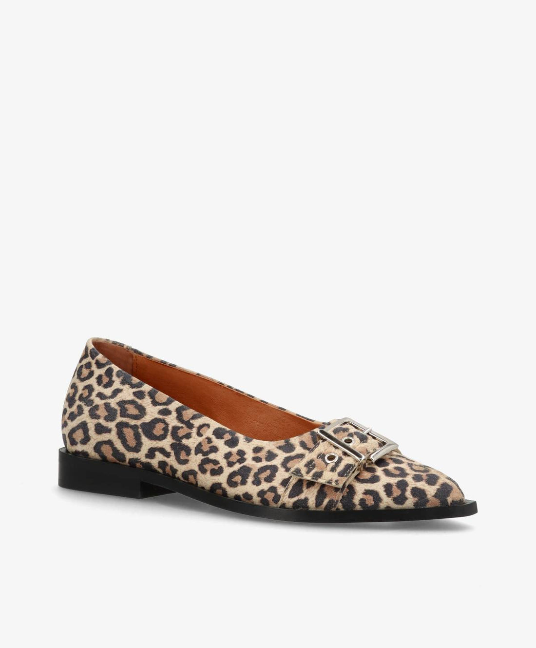 MUST S - Dame Ballerina - Leopard lys ruskind