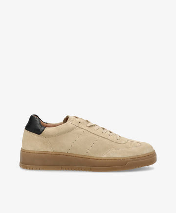 EXPLORE S - Dame Sneakers - Beige_sort ruskind - phenumb copenhagen