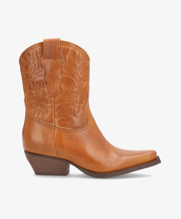 NELLIE T - Cowboy Støvle - Camel