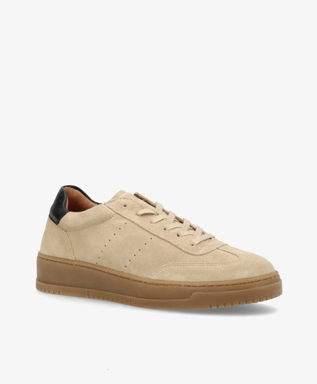 EXPLORE S - Dame Sneakers - Beige_sort ruskind - phenumb copenhagen