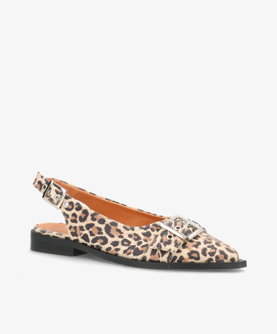 WANT S - Slingback - Leopard lys ruskind