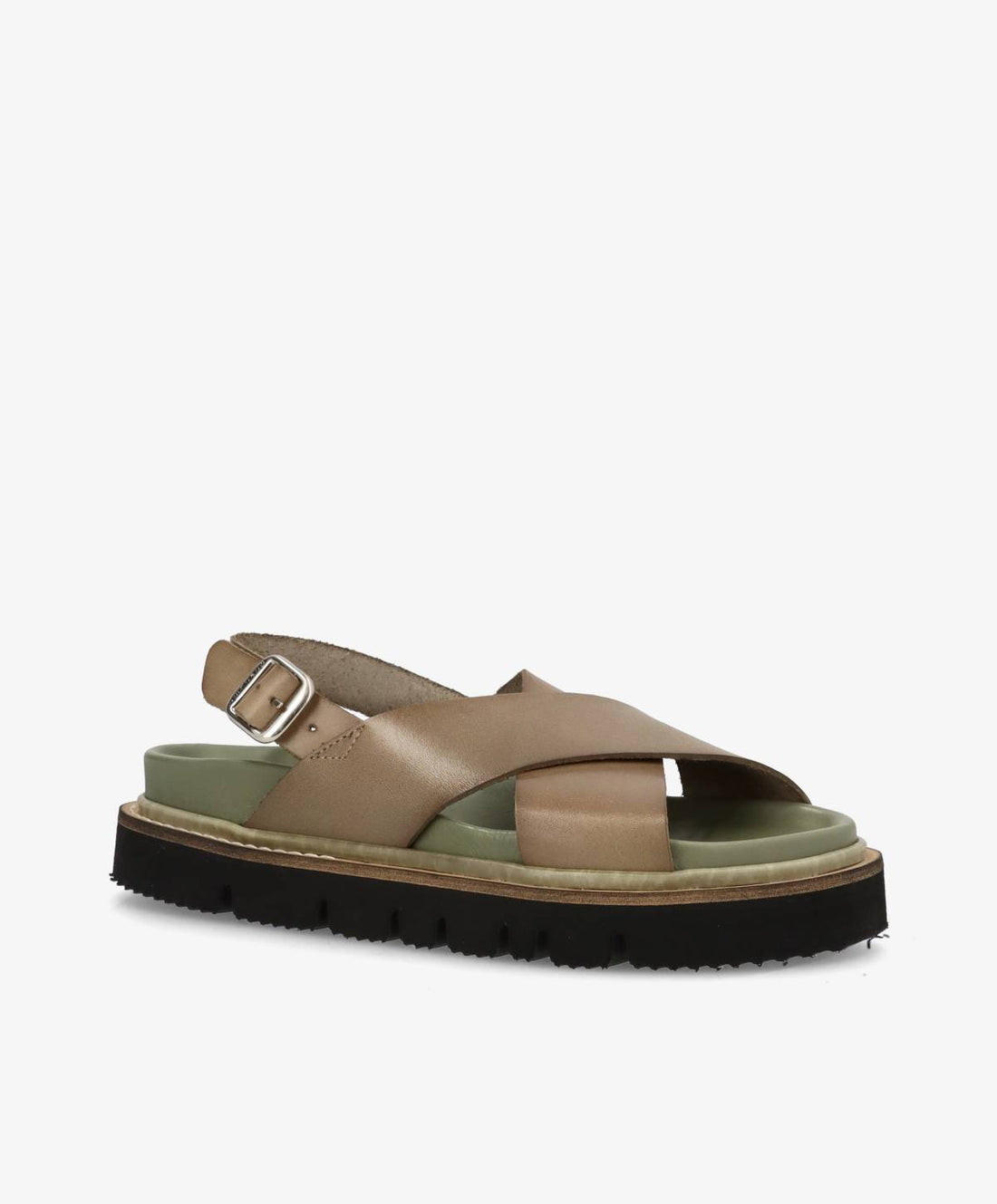 NANETT - Dame Sandal - Khaki