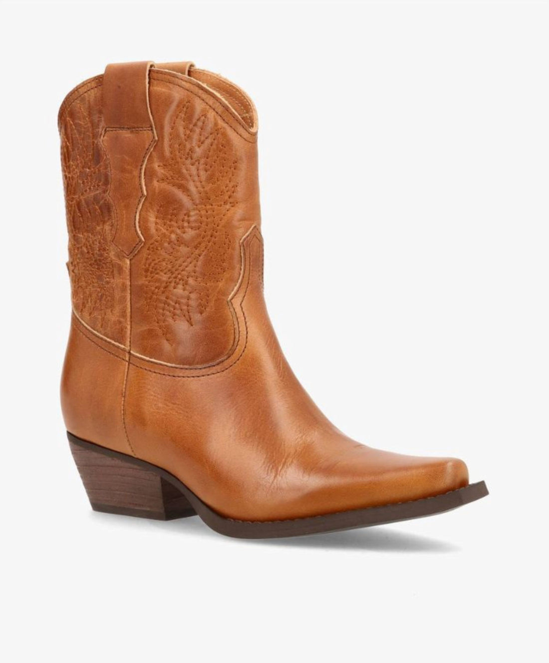 NELLIE T - Cowboy Støvle - Camel