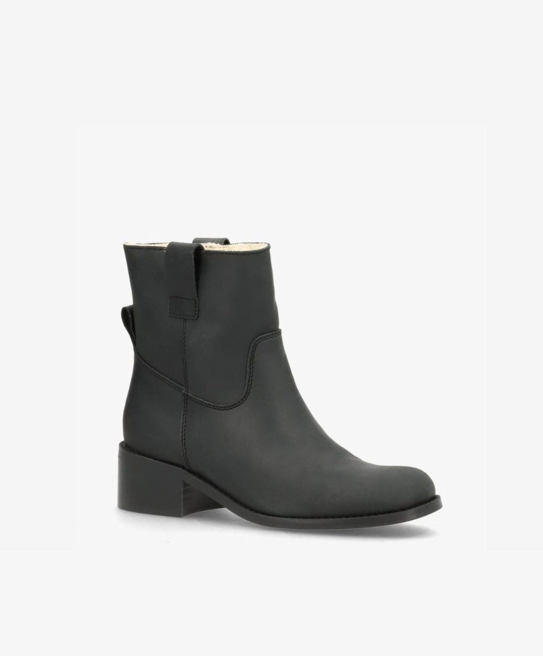 MARTINA LOW WARM - Støvle Dame - Sort Oil