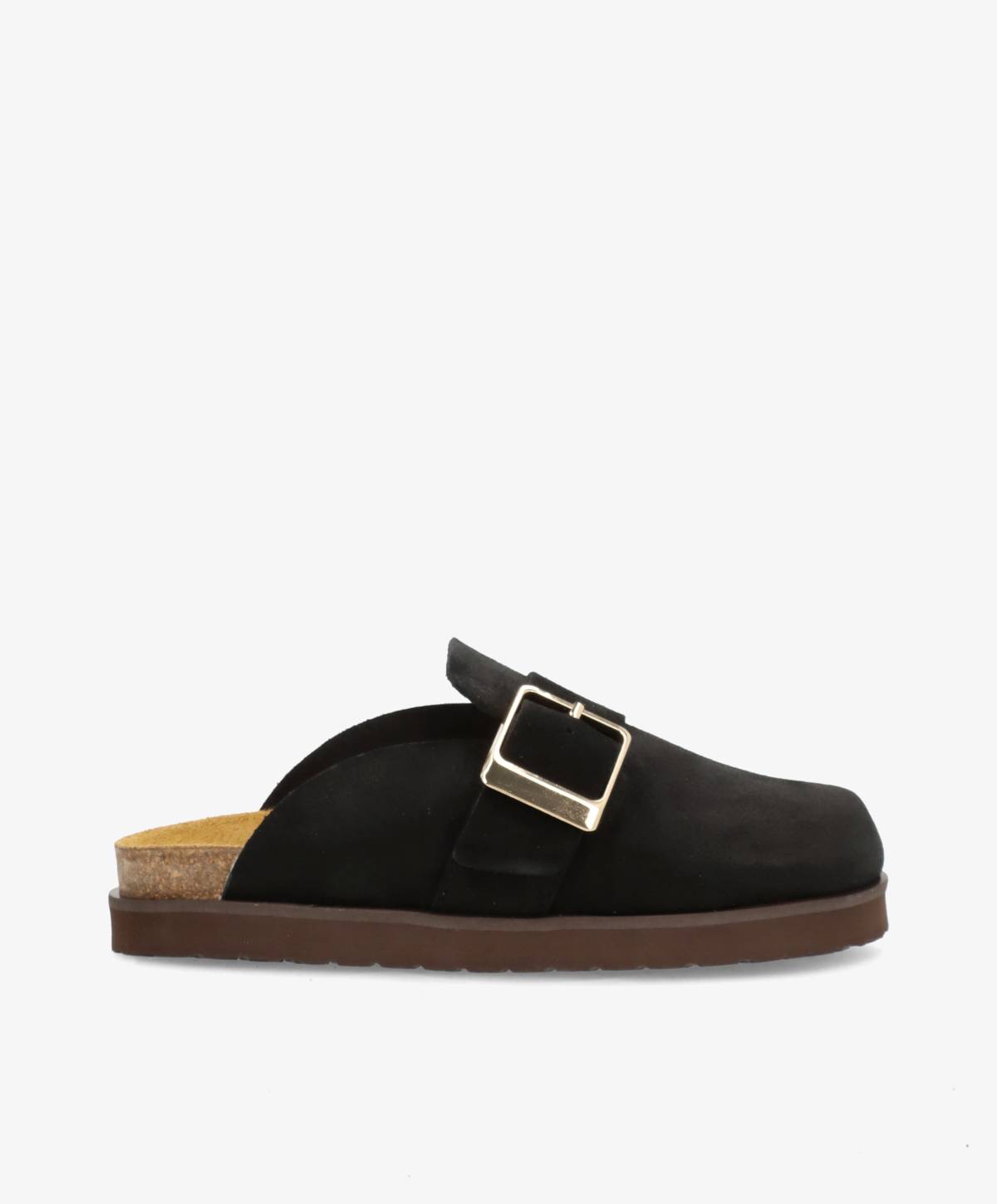 OFELIA - Sort ruskind - Sliders Dame