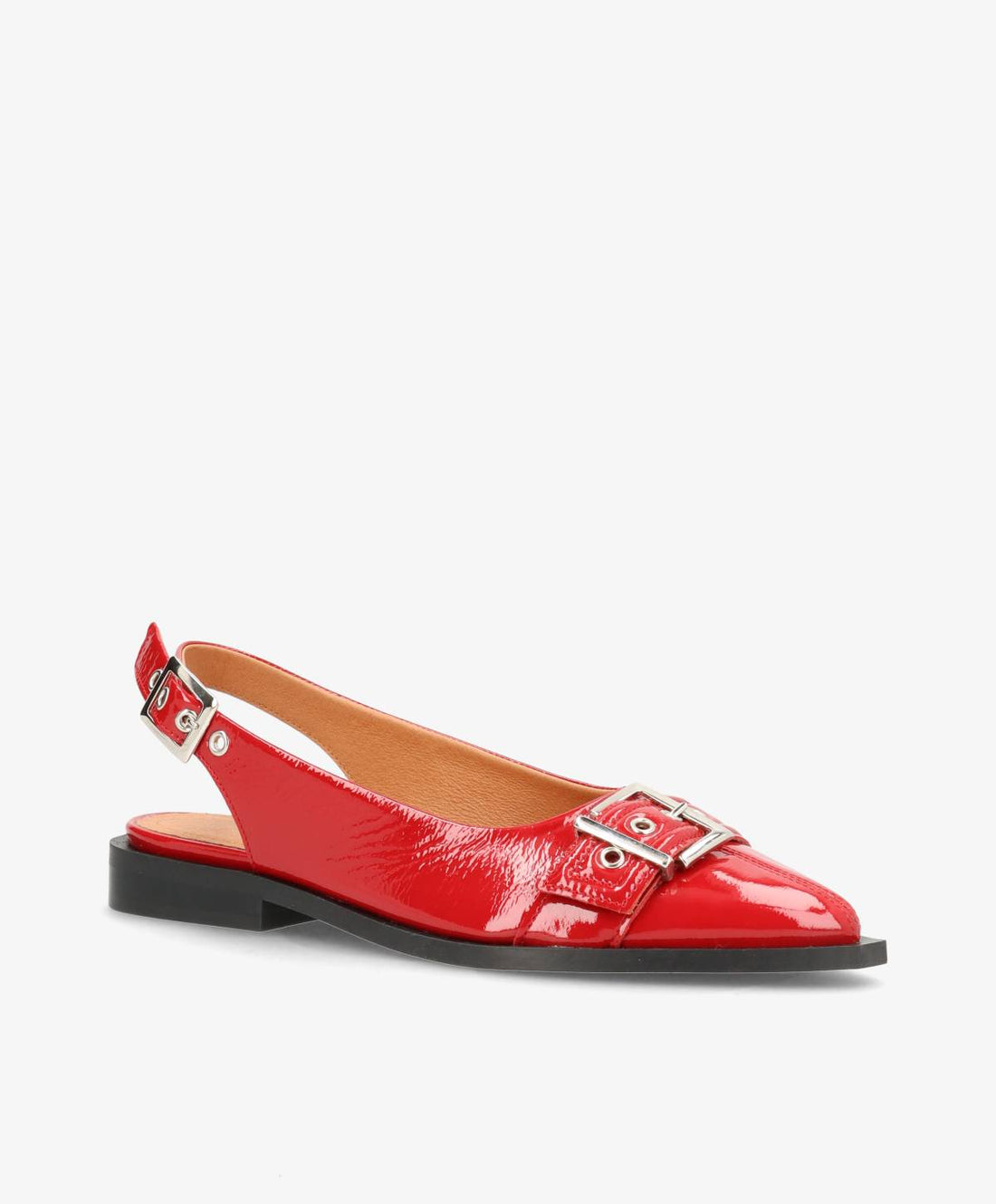 WANT - Slingback - Rød lak læder