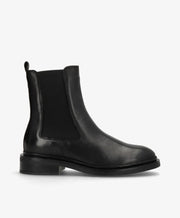 CATLEY - Sort læder - Chelsea støvle Dame