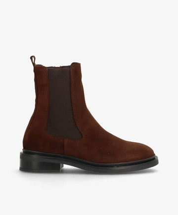 CATLEY SO - Brun ruskind oil - Chelsea støvle Dame