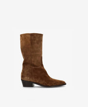 CONFIDENCE S - Brun ruskind - Høj støvle Dame