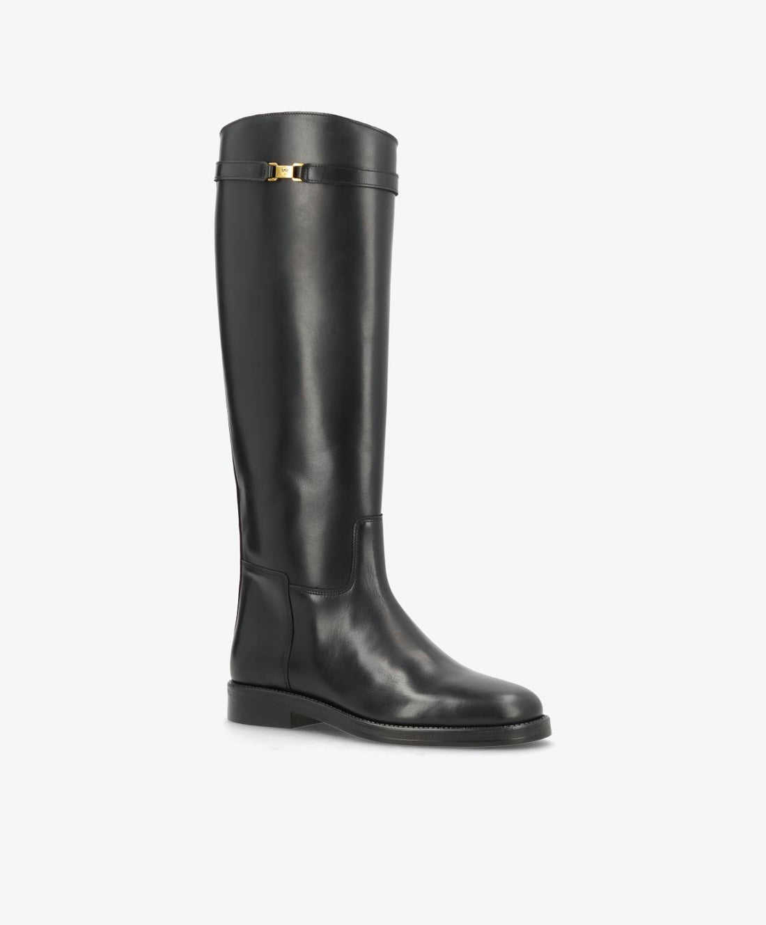 EQUESTRA LONG - Sort læder - Lang støvle Dame