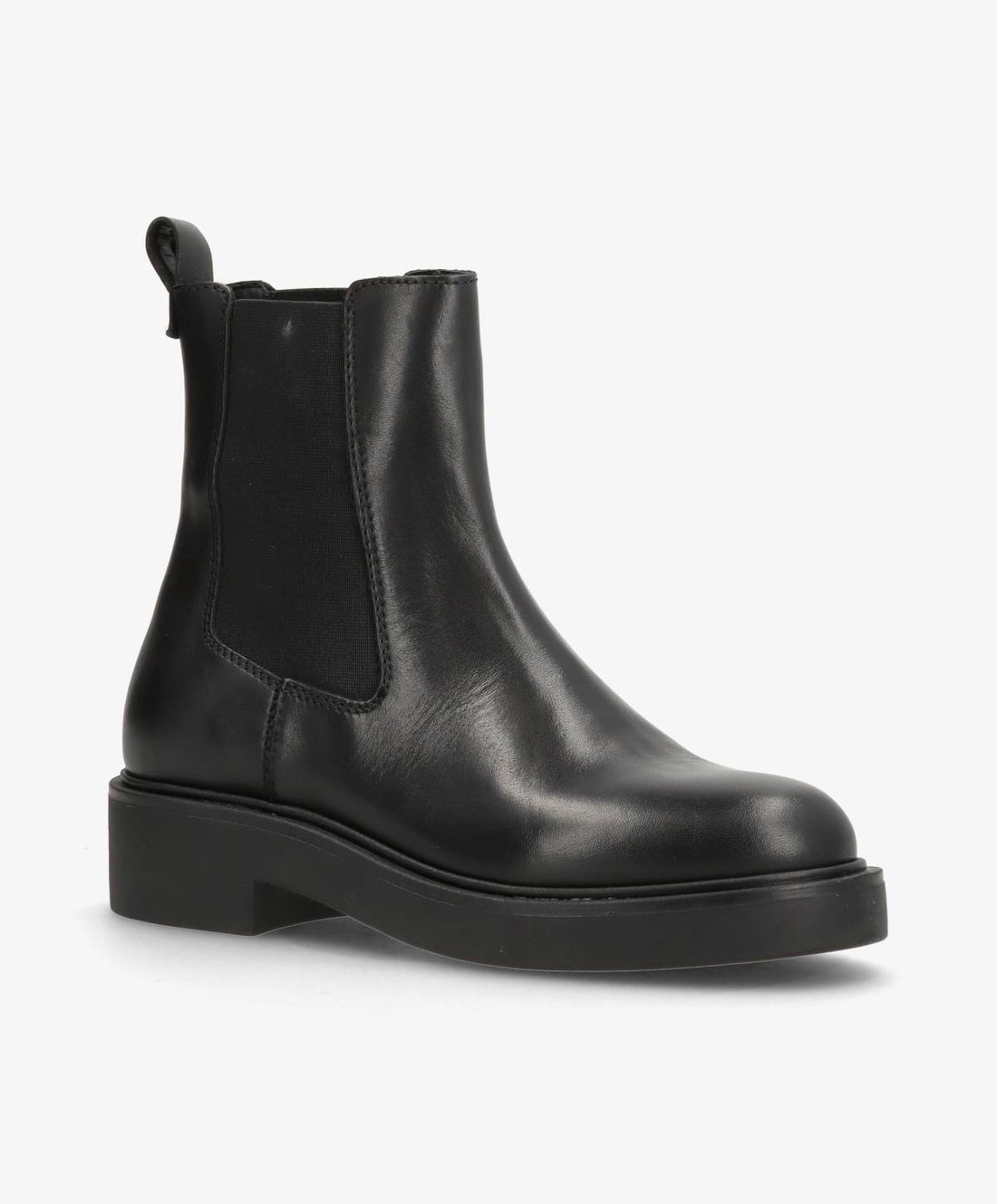 MADISON SEA - Sort læder - Chelsea støvle Dame