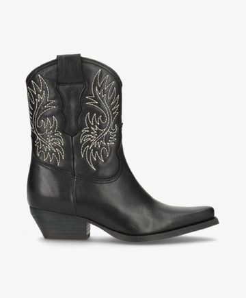 NELLIE - Cowboy støvle - Sort