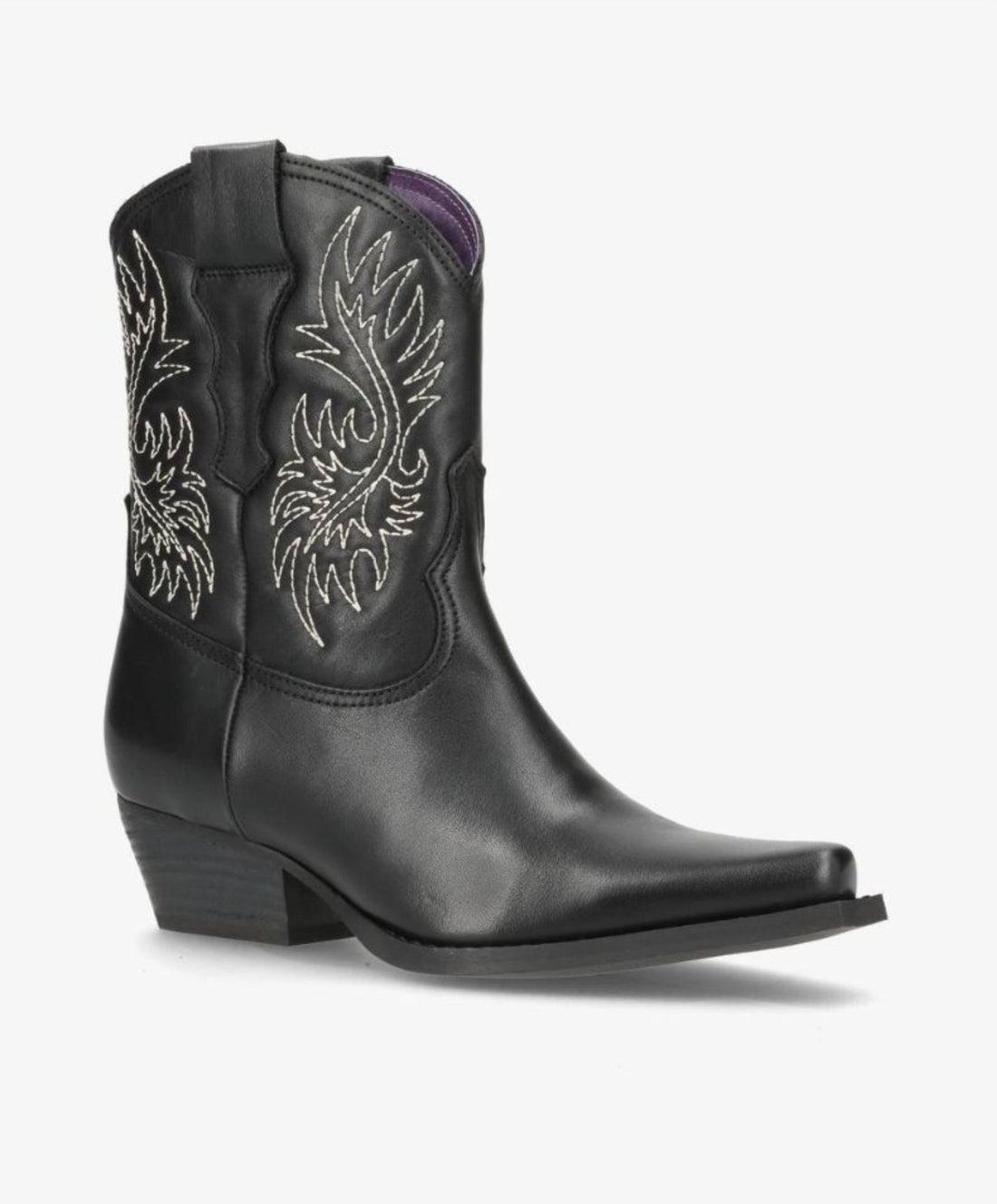 NELLIE - Cowboy støvle - Sort