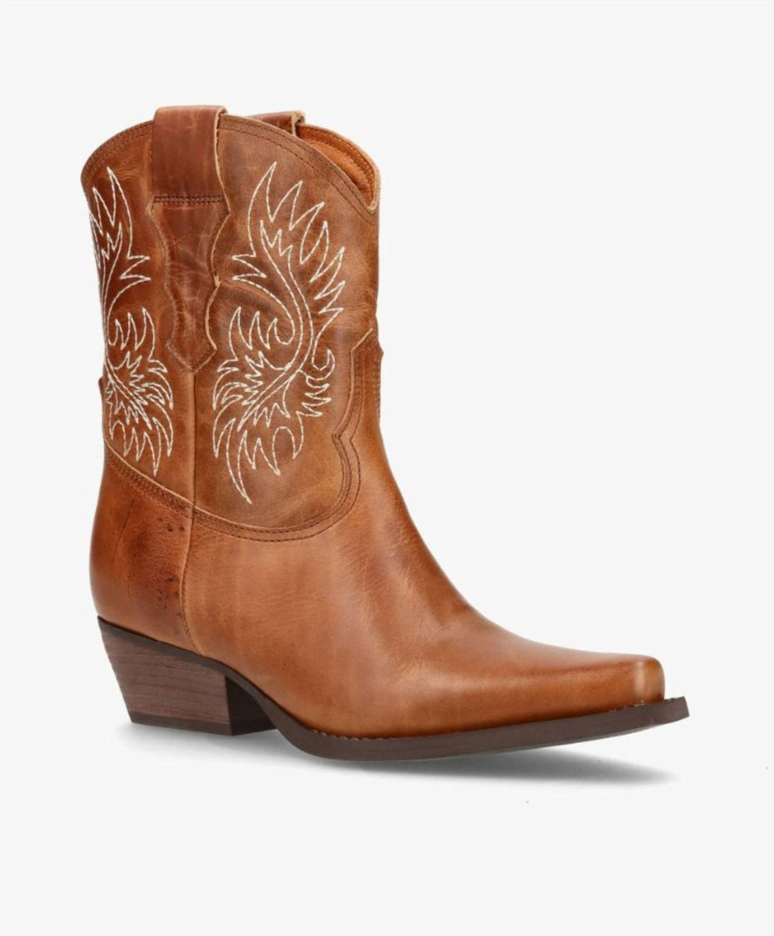 NELLIE - Cowboy støvle low - Camel