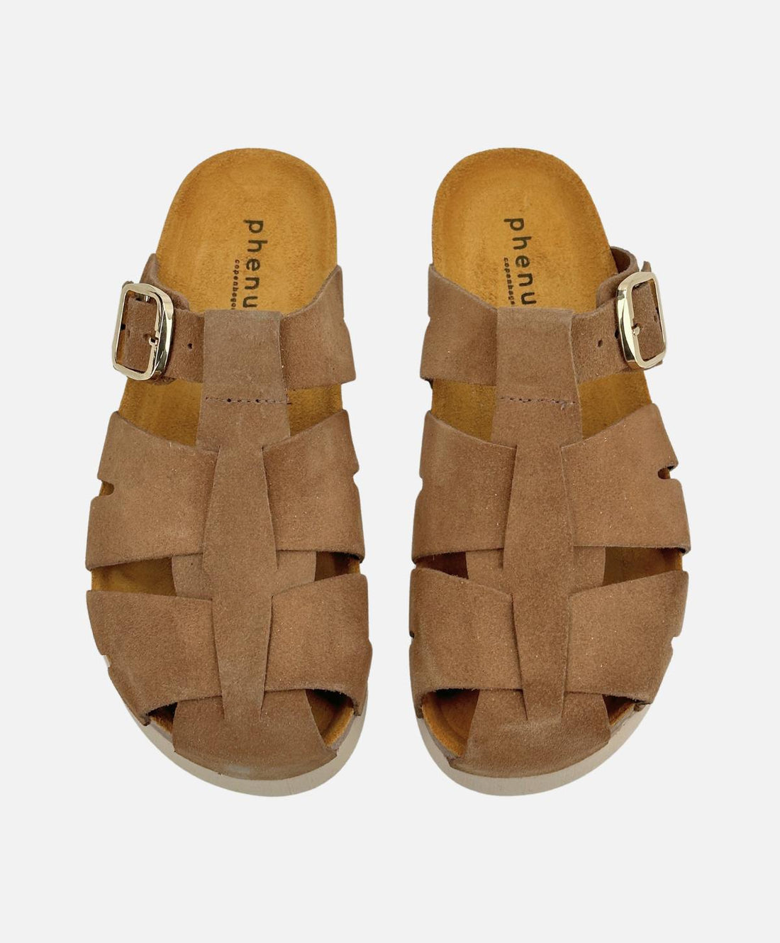 PUNCH S - Mellembrun ruskind - Sliders Dame