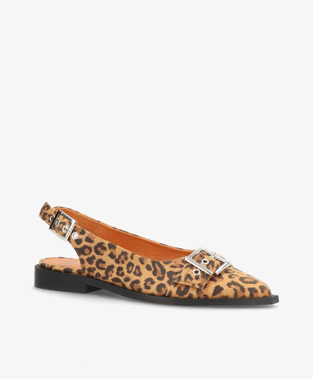 WANT S - Slingback - Leopard mørk