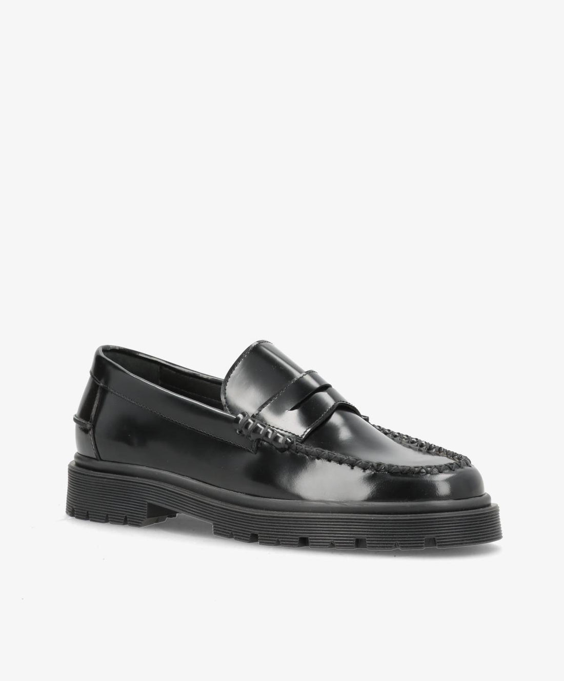 MONROE P - Sort Polido læder - Loafers - Dame