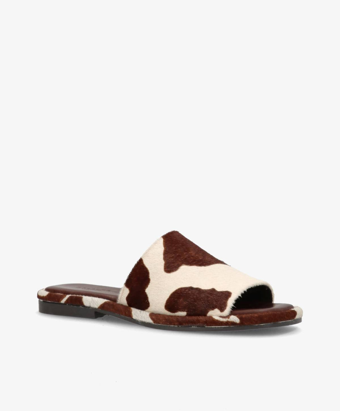 ONRY Feel Ha - Cow brun pony hair læder - Flat sandals Dame