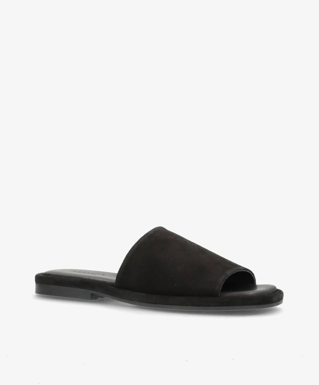 ONRY Feel SO - Sort ruskind oil - Flat sandals Dame