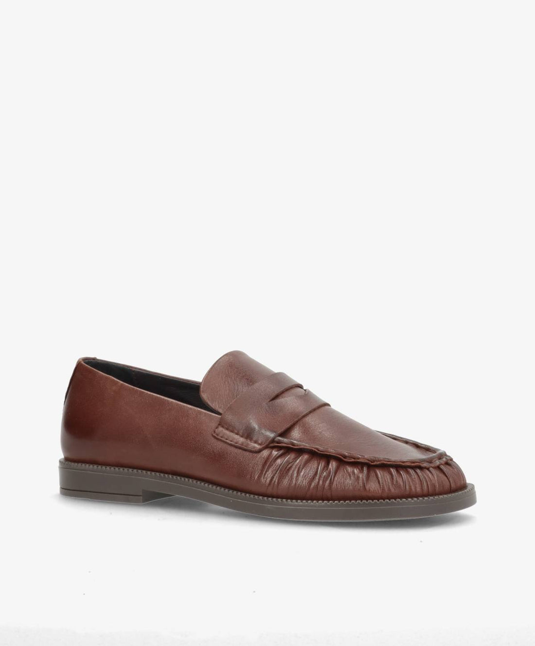 WHISPER WIDE - Mørkebrun Læder - Loafers - Dame